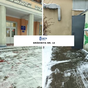 Lucrări de deszăpezire și curățare a căilor de acces către instituțiile de învățământ din sectorul Centru