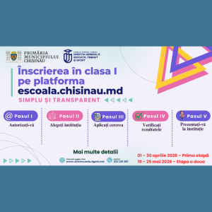 Înscrierea copiilor în clasa 1